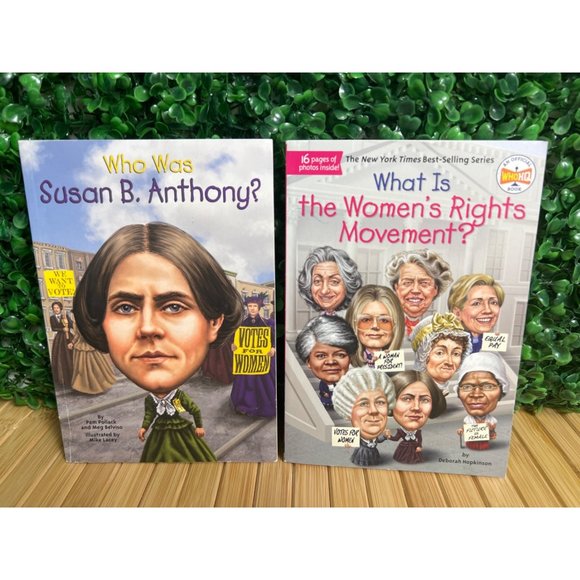Scholastic Other Bundle Books Who Was Susan B Anthony What Is The Womens Rights Movement